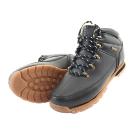 American Club Stivali stringati ES39 navy blu navy 4