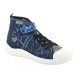 Scarpe per bambini Befado 268Y071 blu grigio 1