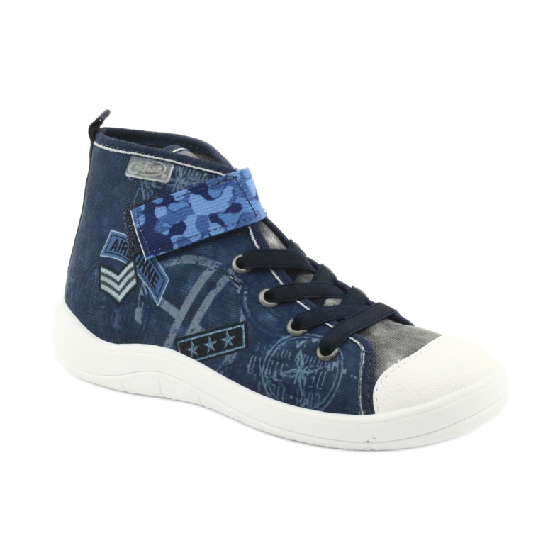 Scarpe per bambini Befado 268Y071 blu navy blu grigio 1