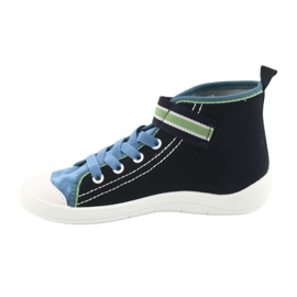Scarpe per bambini Befado 268Y066 blu navy blu verde 2