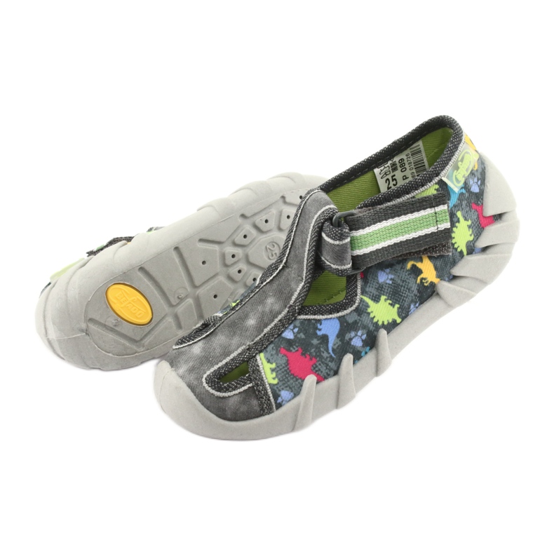 Scarpe per bambini Befado 190P089 grigio multicolore 4