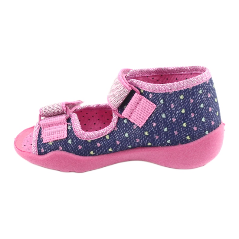 Scarpe per bambini Befado 242P093 blu navy rosa grigio 2