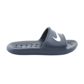 Nike Kawa Doccia 832528 400 pantofole bianca blu navy 1