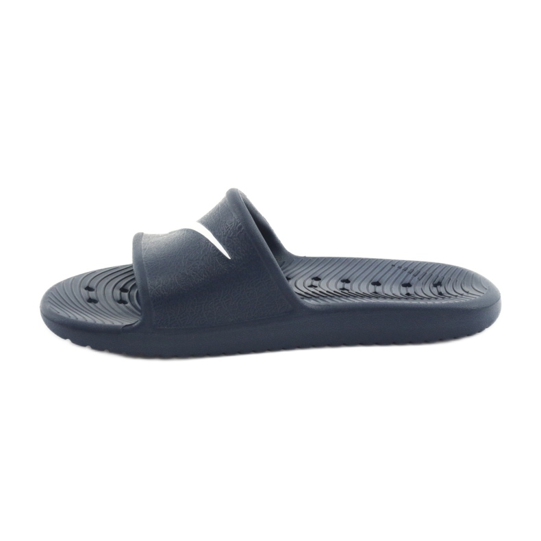Nike Kawa Doccia 832528 400 pantofole bianco blu navy 2