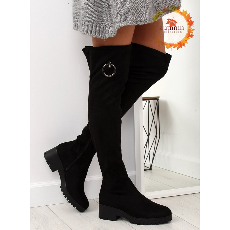 Stivaletti da donna neri NC712 Black nero 1