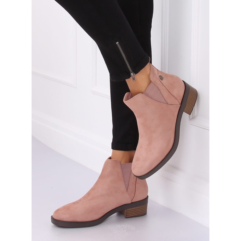 Stivaletti Chelsea rosa da donna 8B978 Pink 2