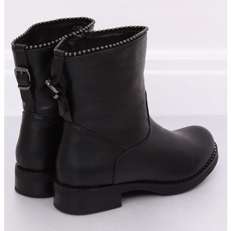 Stivali militari neri JY705 Black nero 1
