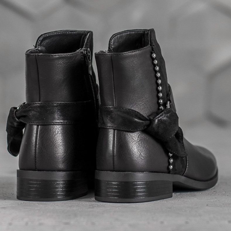 SDS Stivali da donna neri nero 2