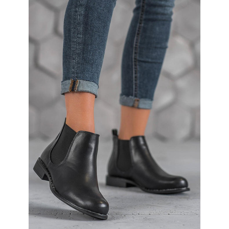 Small Swan Stivaletti Chelsea classici nero 1