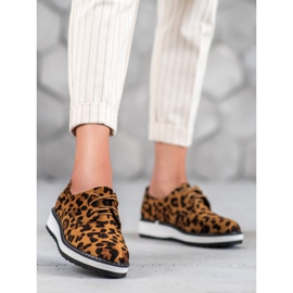 Marquiz Scarpe brogue da donna con macchie multicolore 1