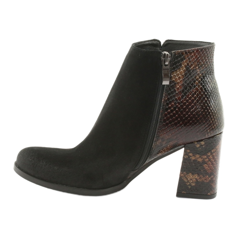 Stivali vipera in camoscio Gamis 3808 marrone nero 2