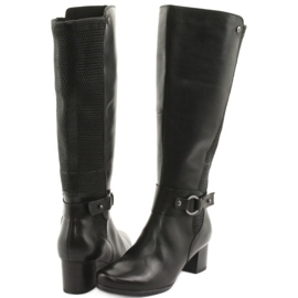 Caprice Stivali elasticizzati, larghezza XL 25526 neri nero 4