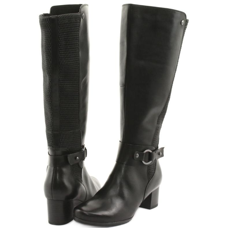 Caprice Stivali elasticizzati, larghezza XL 25526 neri nero 4