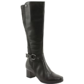 Caprice Stivali elasticizzati, larghezza XL 25526 neri nero 1