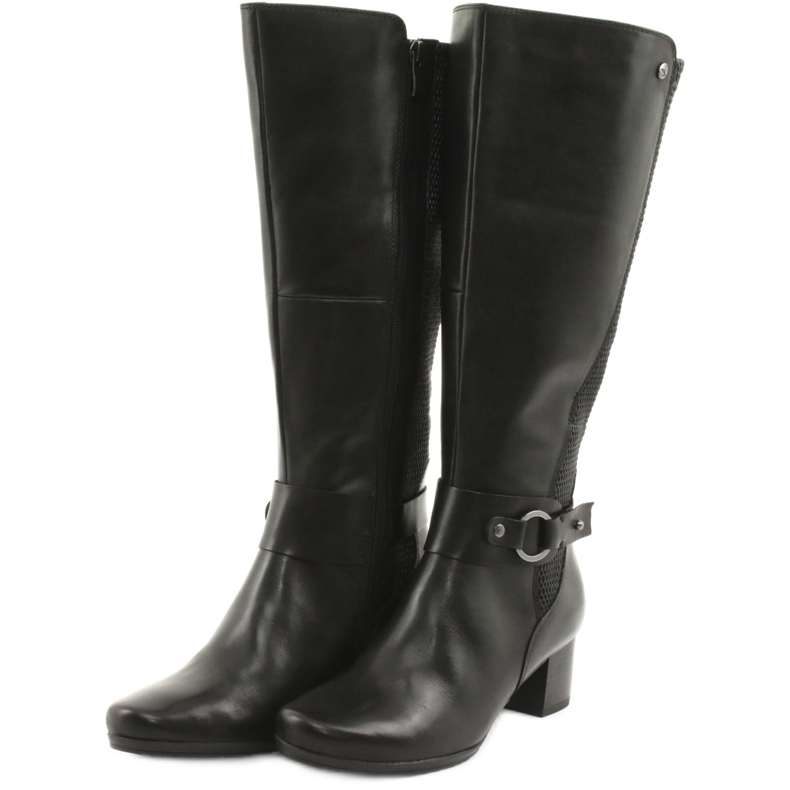 Caprice Stivali elasticizzati, larghezza XL 25526 neri nero 3