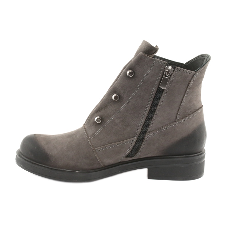 Badura Stivali grigi con strass grigio 2