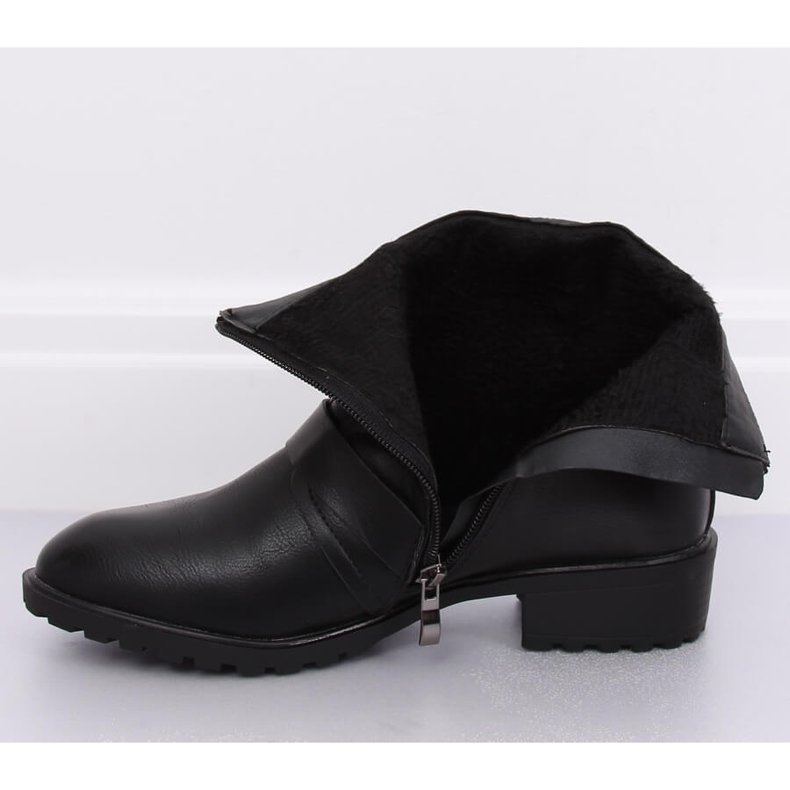 Stivali bassi da donna neri G-160-1 Black nero 1