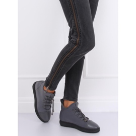 Grigie XY-35 Sneakers grigie in neoprene isolate grigio 2