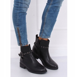 Stivaletti Chelsea neri da donna KL-578 Black nero 1