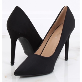 Décolleté con tacco nero 4014 Black 1