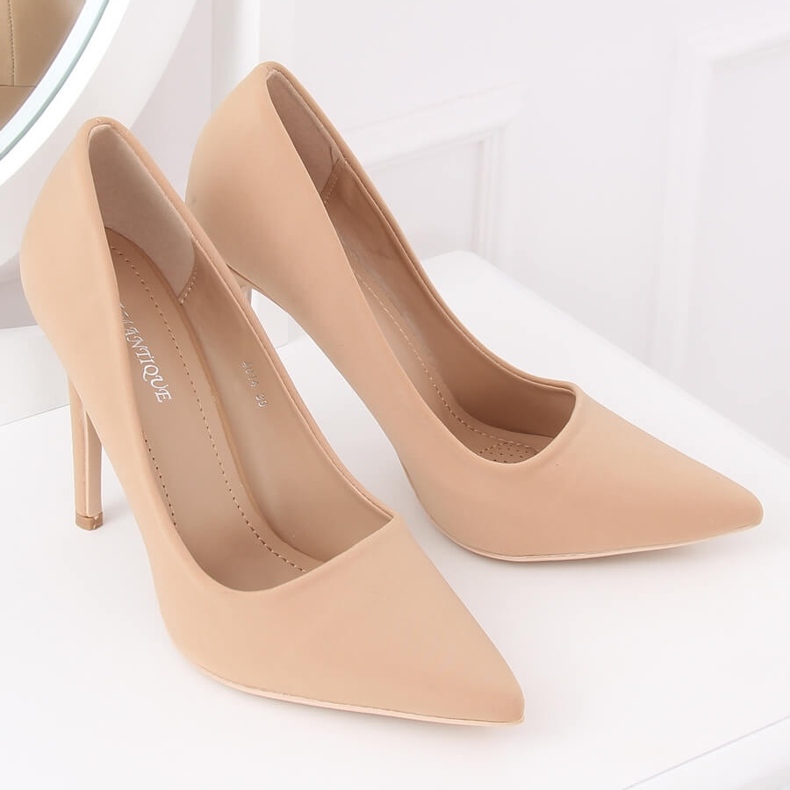 Décolleté su tacco 4014 Nude beige 1