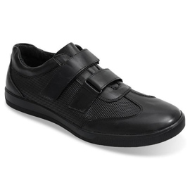 Scarpe stringate in pelle LJ21 nere nero 1