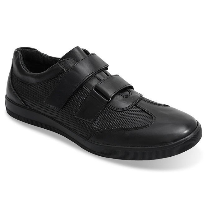 Scarpe stringate in pelle LJ21 nere nero 1