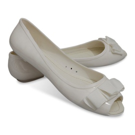 Ballerine Con Sandali Open Toe D3434 Bianco nero 2