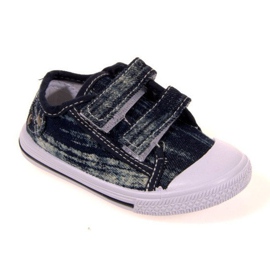 Sneakers Unisex Bambino Con Velcro K3701 Blu 2