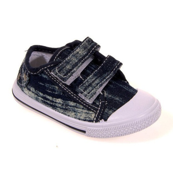 Sneakers Unisex Bambino Con Velcro K3701 Blu 2