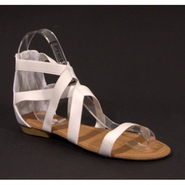 Sandali romani 5055 Bianco bianca 2