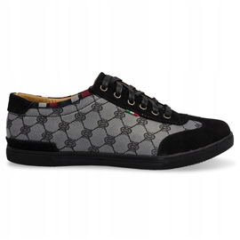 Sneakers Eleganti 931 Grigie nero grigio 1