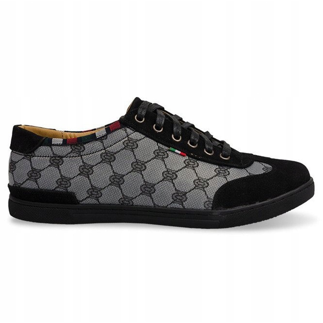 Sneakers Eleganti 931 Grigie nero grigio 1