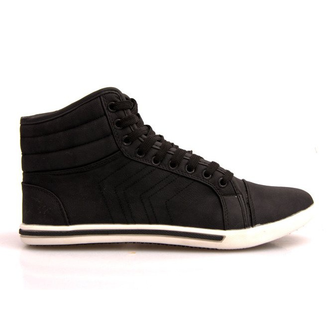 Sneakers Alte Alla Moda 012M Nere nero 1