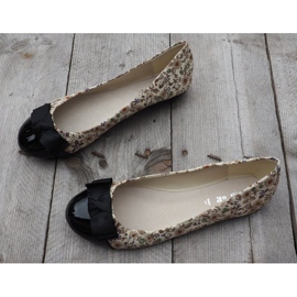 Ballerine Con Fiocco 6148 Kaki marrone nero cachi 1