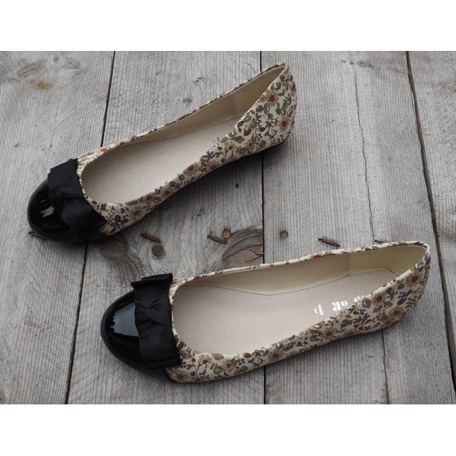 Ballerine Con Fiocco 6148 Kaki marrone nero cachi 1