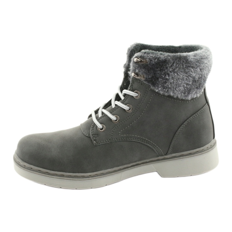 American Club Stivali da donna, pizzo grigio -up, grigio RH47 2