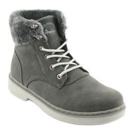 American Club Stivali da donna, pizzo grigio -up, grigio RH47 1