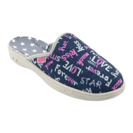 Scarpe per bambini colorate Befado 707Y397 blu navy rosa grigio 1
