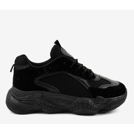 Scarpe sportive da donna nere ZF-54 nero 2