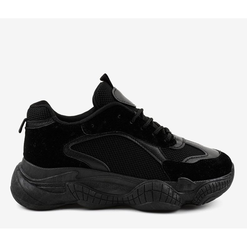 Scarpe sportive da donna nere ZF-54 nero 2