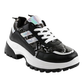 Scarpe sportive eleganti nere 690051 nero 1