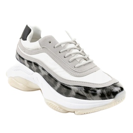 Scarpe sportive grigie YY-02 serpente grigio 1
