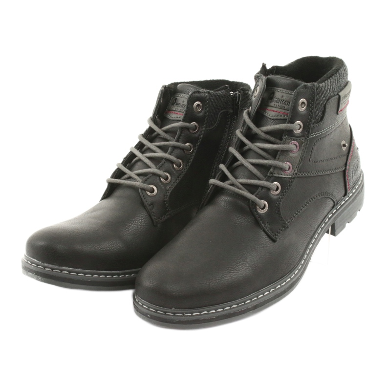 Stivali da uomo neri American club RH31 nero 3