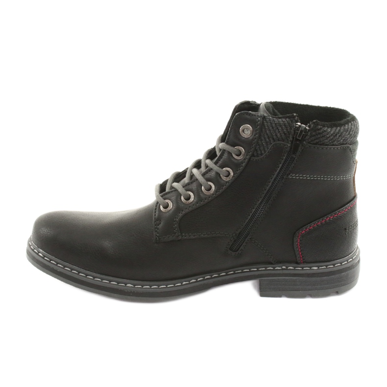 Stivali da uomo neri American club RH31 nero 2