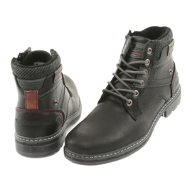 Stivali da uomo neri American club RH31 nero 4