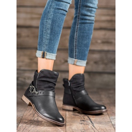 SHELOVET Stivali Alti Con Fibbia nero 2