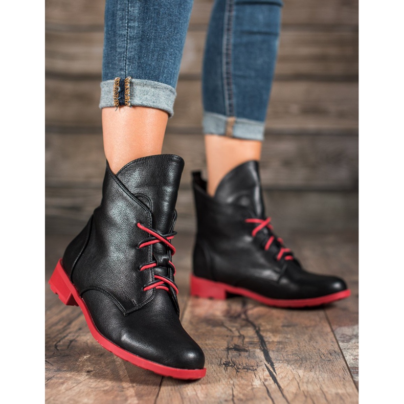 Filippo Stivaletti stringati con ecopelle nero 1