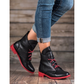 Filippo Stivaletti stringati con ecopelle nero 2