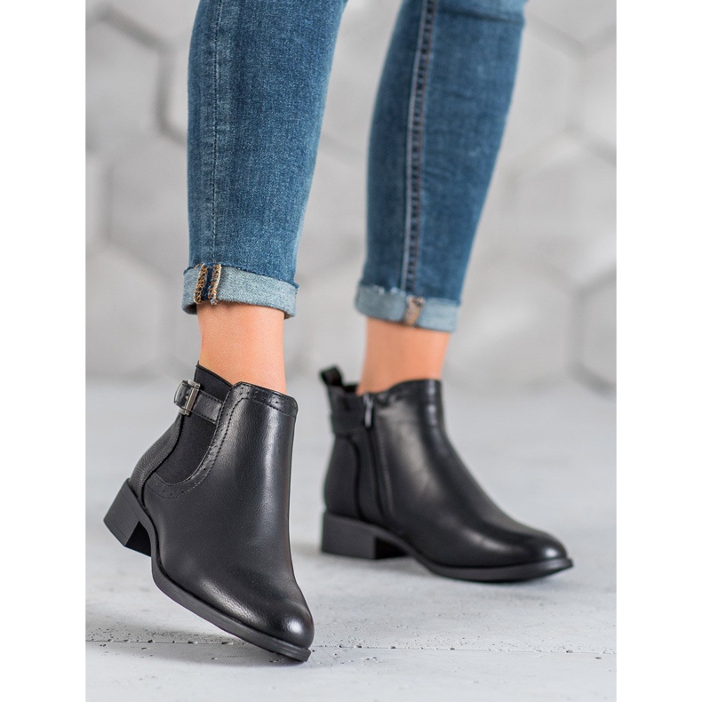 Anesia Paris Stivaletti da donna nero 1